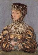 Lucas Cranach the Younger, Miniature of Barbara Radziwill